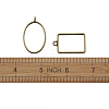 Alloy Open Back Bezel Big Pendants PALLOY-TA0001-26AB-7