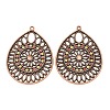 Alloy Enamel Pendants PALLOY-F319-06C-R-1