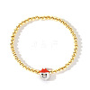 Christmas Brass Beaded Stretch Bracelets DP1194-7-1