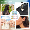 Teardrop & Cloud Locking Stitch Markers HJEW-AB00545-6