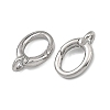 SHEGRACE Brass Spring Gate Rings XGRQ58943-764P-2