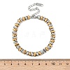 304 Stainless Steel Ring Link Chain Bracelets for Women BJEW-Z084-01GP-5
