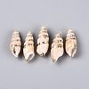 Electroplated Natural Shell Pendants BSHE-Q020-05-1