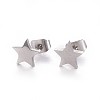 Tarnish Resistant 304 Stainless Steel Stud Earrings X-EJEW-F227-12P-1