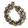 Natural Leopard Skin Jasper Beads Strands G-K365-B18-03-3