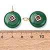 Dyed Natural Malaysia Jade Pendants G-H328-08G-C19-3