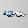 Alloy Enamel Printed Connector Charms ENAM-WH0065-15P-03-2