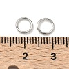 Tarnish Resistant 304 Stainless Steel Open Jump Rings X-STAS-Q186-02-6x0.8mm-4