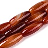 Natural Agate Dyed Beads Strands G-T138-230E-4