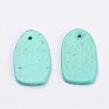 Natural Howlite Pendants TURQ-G929-A04-2