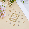 20Pcs 2 Colors Brass Pendants KK-DR0001-50-4
