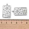 Brass Micro Pave Cubic Zirconia Pendants KK-C079-05P-3