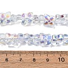 Transparent Glass Beads Strands GL-CBAAE04-02G-2