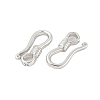 925 Sterling Silver Hook Clasps STER-S012-03A-P-2