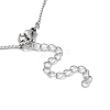 Non-Tarnish 304 Stainless Steel Twist Bar Link Chain Necklace NJEW-K249-08P-3