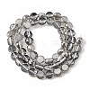 Electroplate Glass Beads Strands X-EGLA-L045-G-PL04-2
