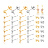 304 Stainless Steel Ball Stud Earring Findings STAS-PH0007-04-6