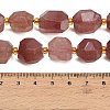 Natural Strawberry Quartz Beads Strands GG-CBA93B2-A01-01-4