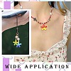 7Pcs 7 Colors Handmade Lampwork Pendants LAMP-CJ0002-75-7
