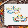 Large Plastic Reusable Drawing Painting Stencils Templates DIY-WH0202-171-6