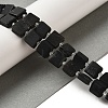 Natural Black Stone Beads Strands LS-G-L596-A11-01-2