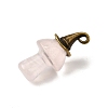 Natural Rose Quartz Mushroom Pendants G-D311-02AB-05-2