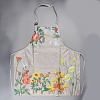Flower Pattern Polyester Sleeveless Apron AJEW-WH20020-210A-1
