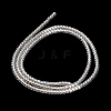 Electroplate Glass Beads Strands GL-CBAA615-01I-2