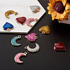 Craftdady Alloy Enamel Pendants PALLOY-CD0001-05-3