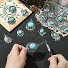 20Pcs 10 Styles Tibetan Style Alloy Chandelier Component Links FIND-CJ0002-36-5