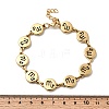 12 Constellations 304 Stainless Steel Link Chain Bracelets BJEW-I239-01G-03-5
