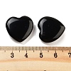 Heart Natural Obsidian Worry Stone G-C134-06A-18-3