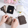 Beebeecraft 4 Colors Polyester Imitation Burlap Packing Pouches Drawstring Bags ABAG-BBC0001-04A-3