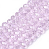 Electroplate Glass Beads Strands LS-EGLA-A034-T3mm-A22-1