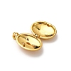 Brass Enamel Locket Pendants KK-K305-05G-3