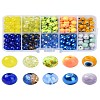 200Pcs 10 Styles aking Painted & Spray Painted Crackle Glass Beads DGLA-YW0001-22-1