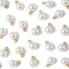 24Pcs ABS Plastic Imitation Pearl Charms KK-FS0001-78-2