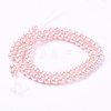 Eco-Friendly Dyed Glass Pearl Bead Strands X-HY-A008-5mm-RB033-2