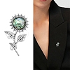 Abalone Shell Sunflower Brooch PW-WGB2ED0-01-2