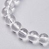 Natural Quartz Crystal Stretch Bracelets X-G-N0268-02-2