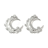 304 Stainless Steel Rhinestone Setting Pendants STAS-D376-09B-P-1