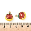 304 Stainless Steel Enamel Pendants STAS-I346-20G-03-3