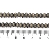 Electroplated Natural Lava Rock Beads Strands G-A234-F02-01H-4