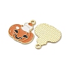Halloween Alloy Enamel Pendants STAS-I354-01G-B01-2