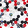 ARRICRAFT 100Pcs 5 Style Transparent & Opaque Acrylic Beads MACR-AR0001-16-1