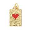 Brass Enamel Pendants KK-C110-37G-02-1