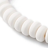 Handmade Polymer Clay Beads Stretch Bracelets BJEW-JB06490-01-5