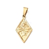 304 Stainless Steel Pendants SA-CBA34D4-07G-1