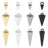 15Pcs 3 Styles 201 Stainless Steel Pendants STAS-YW0002-70-2