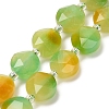 Dyed Natural White Jade Beads Strands G-C116-A181-01C-2